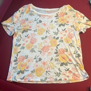 Garage flower tee, P/S